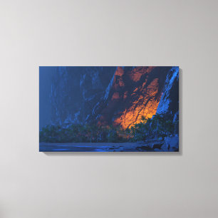 Lienzo Fin de la tierra (noche)