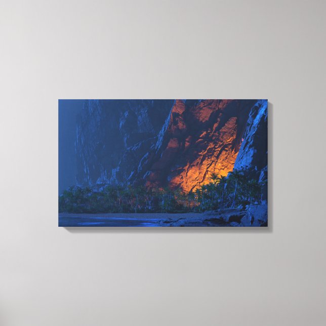 Lienzo Fin de la tierra (noche) (Anverso)