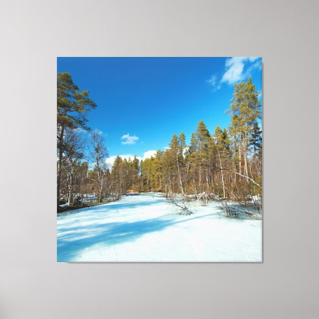 Lienzo final del invierno en finlandesas (Anverso)