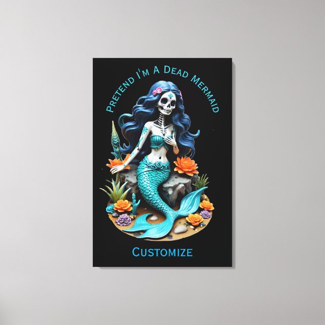 Lienzo Finge que soy una sirena muerta Thunder_Cove (Anverso)
