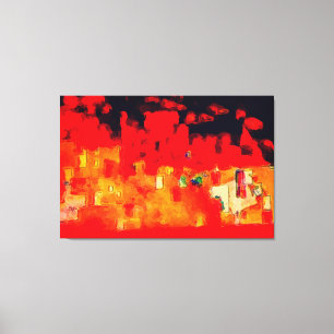Lienzo Firetown por el maxwell Kerr