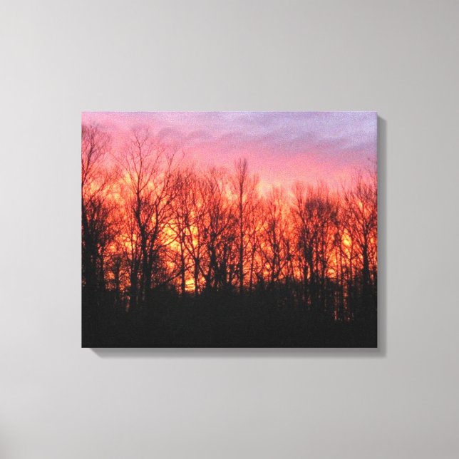 Lienzo Firey Sunrise Wraplin Canvas (Anverso)