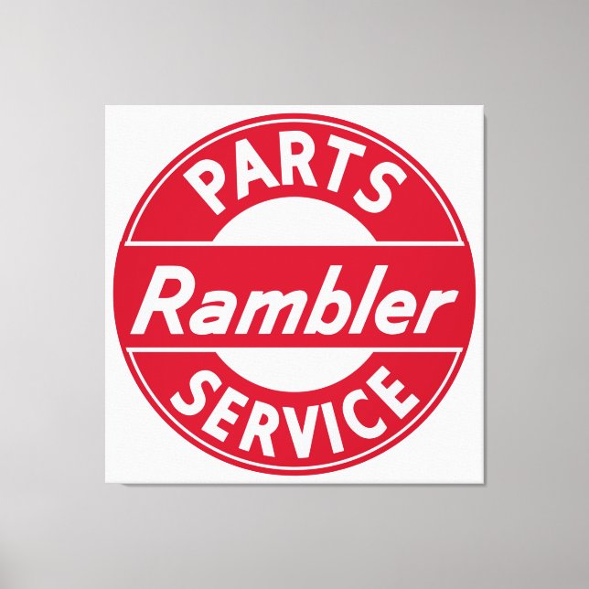 Lienzo Firma de piezas y servicios de Rambler (Anverso)