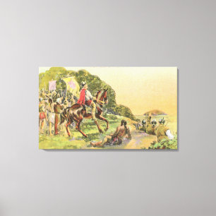 Lienzo First View de capitán Portola