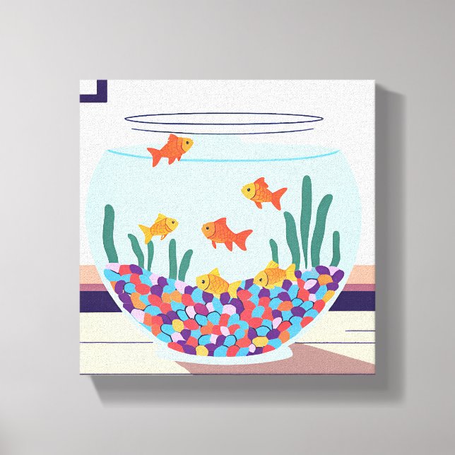 Lienzo Fish Bowl (Anverso)