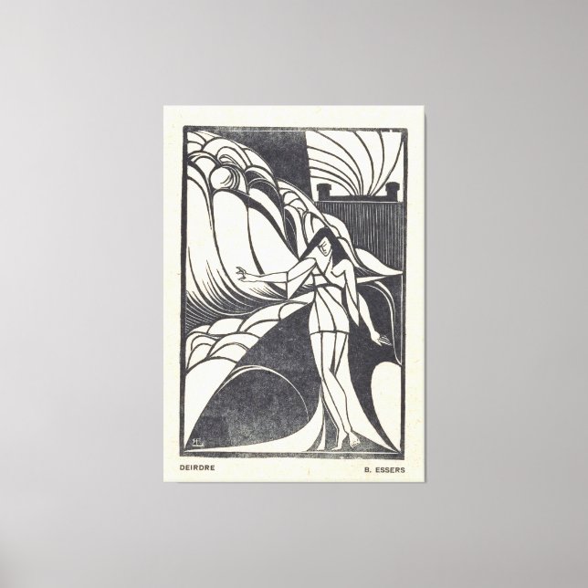 Lienzo Fish Design for a Ceramic Plate  (Anverso)