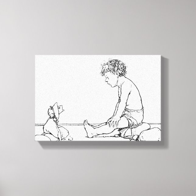 Lienzo Fish Head Doll (Anverso)