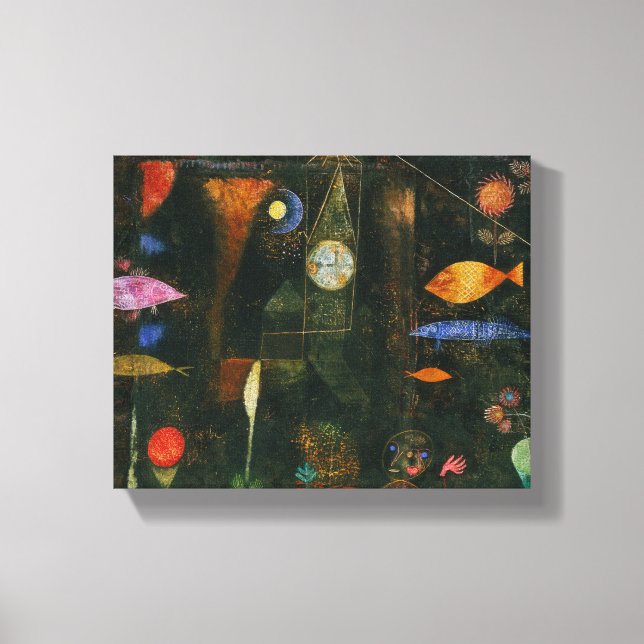 Lienzo Fish Magic - Paul Klee (Anverso)