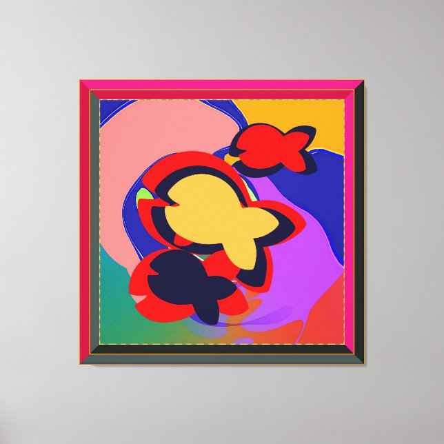 Lienzo Fish Pond (Anverso)