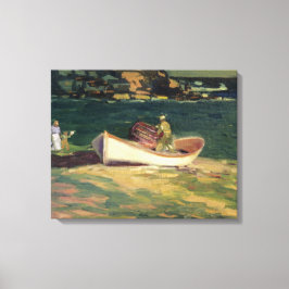 Lienzo Fisherman en Cape Elizabeth (Maine, Estados Unidos