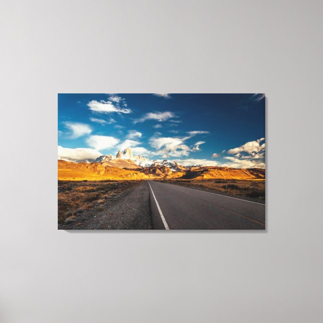 Lienzo Fitz Roy En La Luz De La Mañana (Anverso)