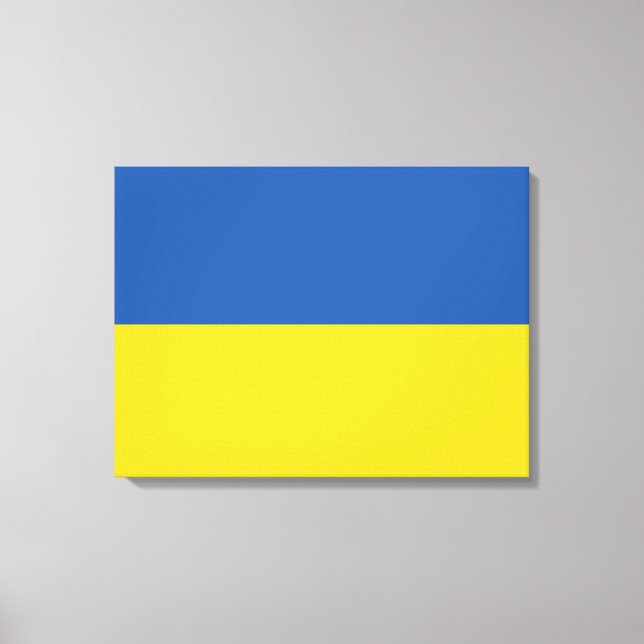 Lienzo Flag of Ukraine Button (Anverso)