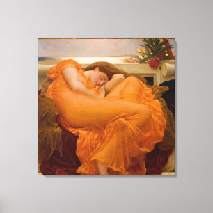 Lienzo Flameando junio - a señor Leighton de Federico