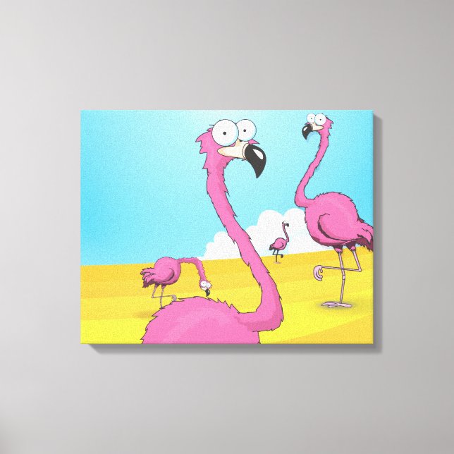 Lienzo flamencos (Anverso)