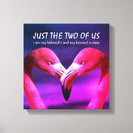 Lienzo Flamencos | Amor | SOLO LOS DOS | Cristiano