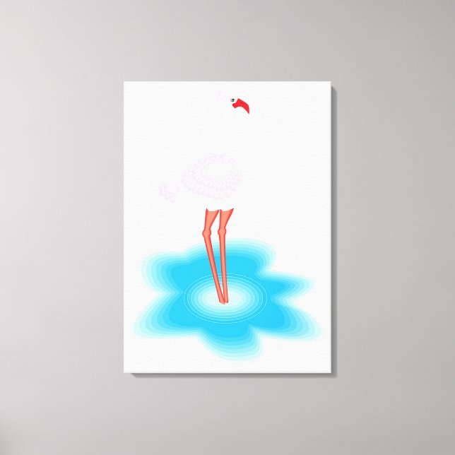 Lienzo Flamingo (Anverso)