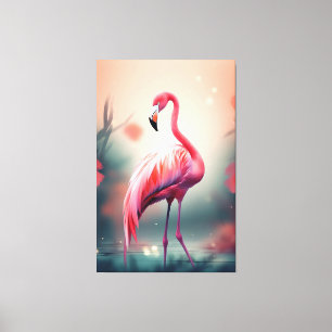 Lienzo Flamingo