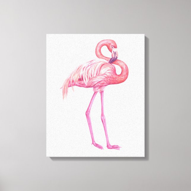 Lienzo Flamingo 2 (Anverso)