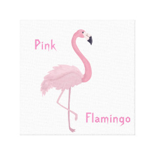 Lienzo Flamingo rosa