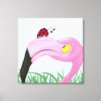 Flamingo rosa bonito