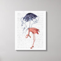 Flamingo y Parasol
