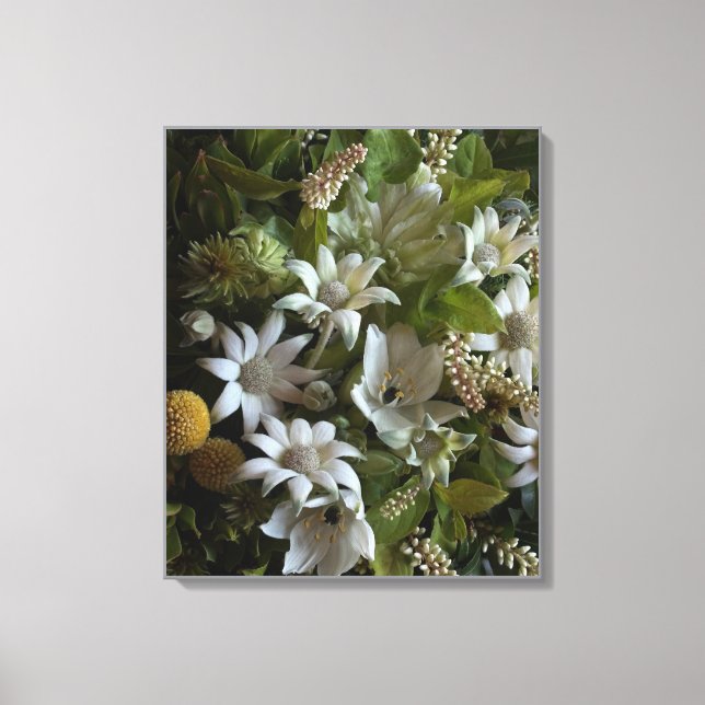 Lienzo Flannel Flower Velvet Texture Fine Art Canvas (Anverso)