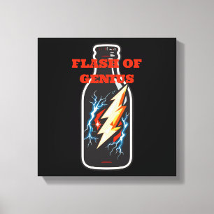 Lienzo Flash de genio