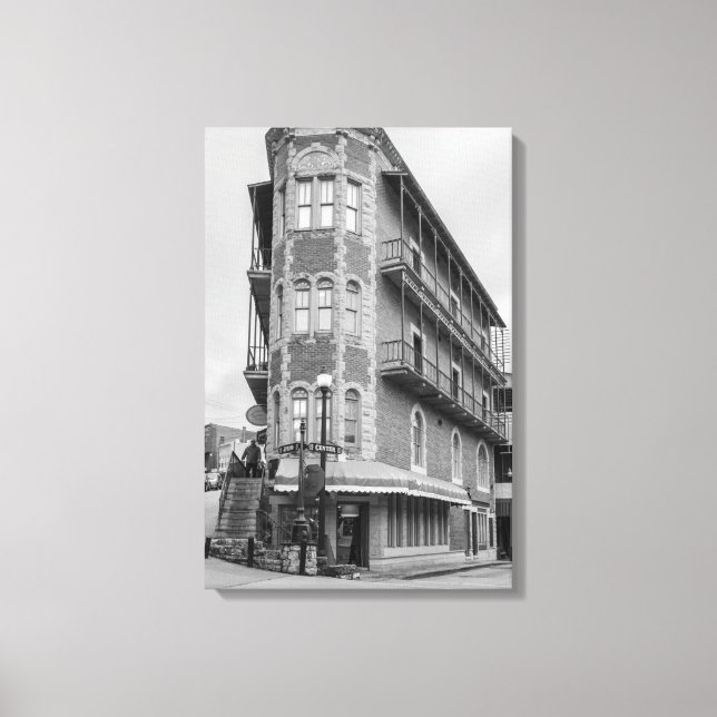 Lienzo Flatiron Flats Eureka Grayscale (Anverso)