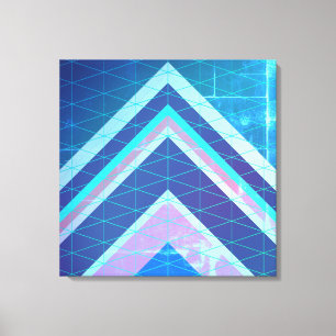 Lienzo Flechas de Chevron Estilo Abstracto