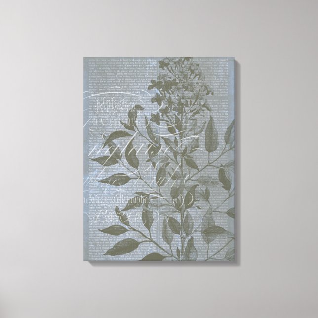 Lienzo Fleur de Bleu I (Anverso)