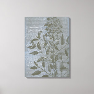 Lienzo Fleur de Bleu I