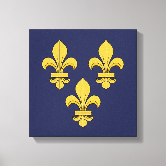 Lienzo Fleur-de-lis (Anverso)