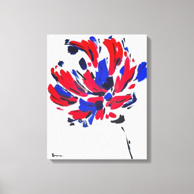 Lienzo Fleur éclatée (Anverso)