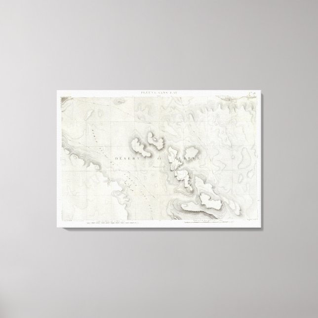 Lienzo Fleuve Sans Eau, Egipto (Anverso)