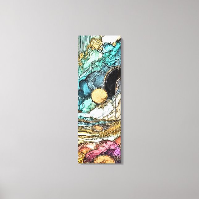 Lienzo Fliesender Goldfluss  (Anverso)