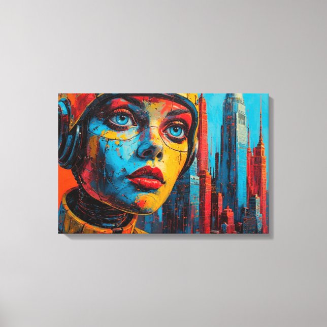 Lienzo Flight into Yesterday-12 (Anverso)