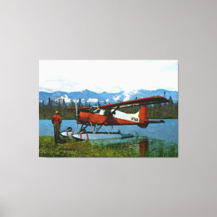 Lienzo Floatplane De Havilland Beaver