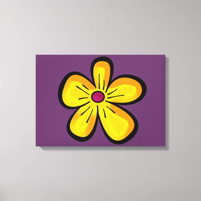 Lienzo Flor (Anverso)