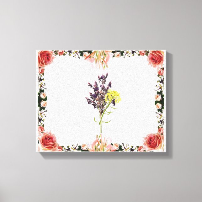 Lienzo Flor (Anverso)