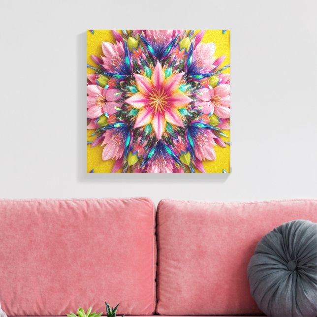 Lienzo flor (Insitu (Sala de estar))