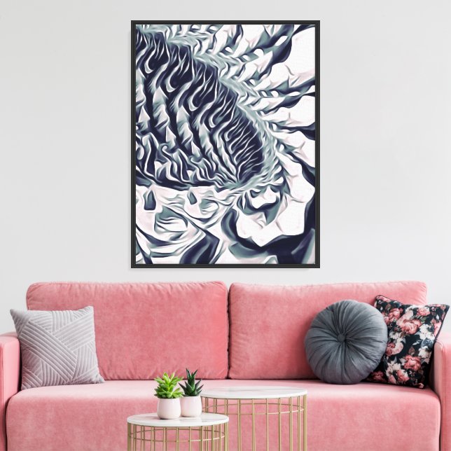 Lienzo flor abstracta (Insitu (Sala de estar))