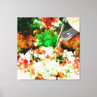 Lienzo Flor abstracta