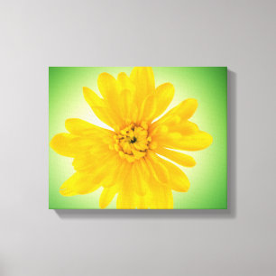 Lienzo Flor amarilla