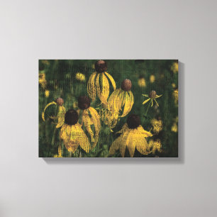 Lienzo Flor amarilla