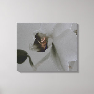 Lienzo Flor artificial en tonos grises