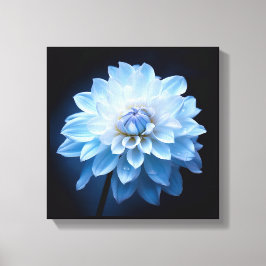 Lienzo Flor azul