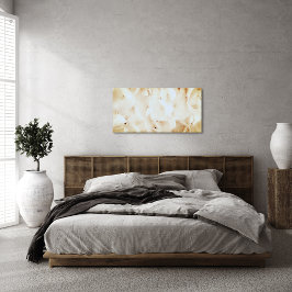 Lienzo Flor blanca suave