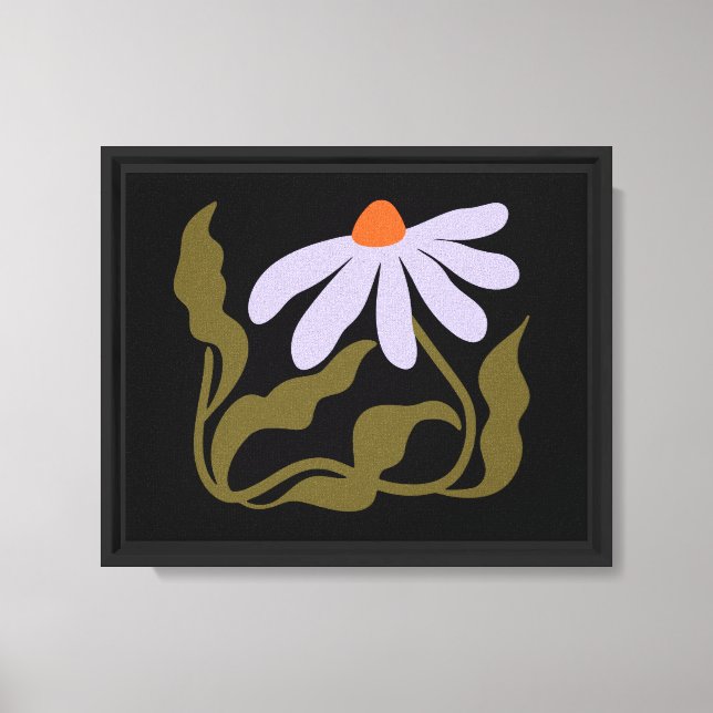 Lienzo Flor boho (Anverso)