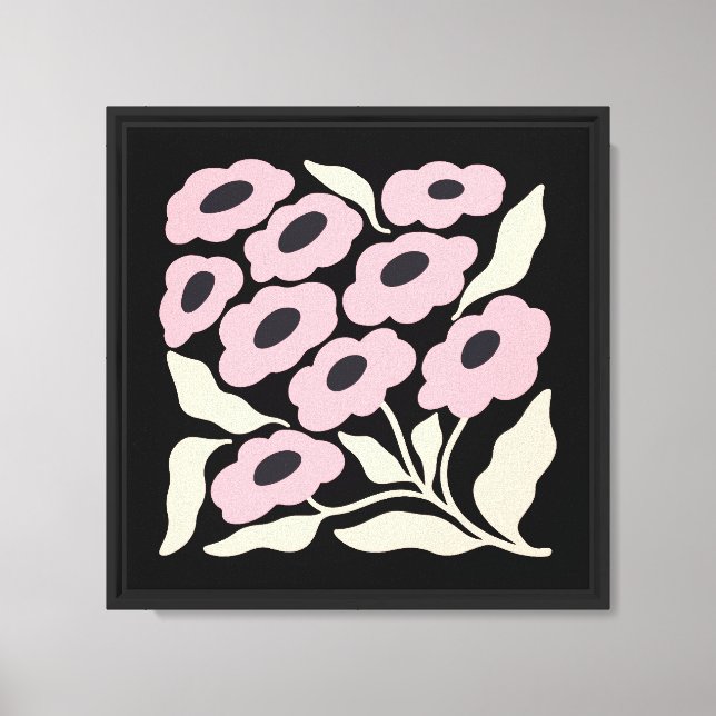 Lienzo Flor boho (Anverso)