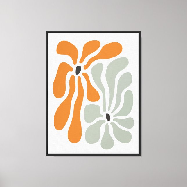 Lienzo Flor boho (Anverso)